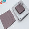 Telecommunication garnet Hardware Thermal Conductive Pad 6.2 W / mK , High Thermal sillicone rubber Pad