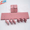 Pink high conductivity 3.0 W/mK thermal conductive pad 30 shore 00 soft silicone gap filler for LED ceiling light