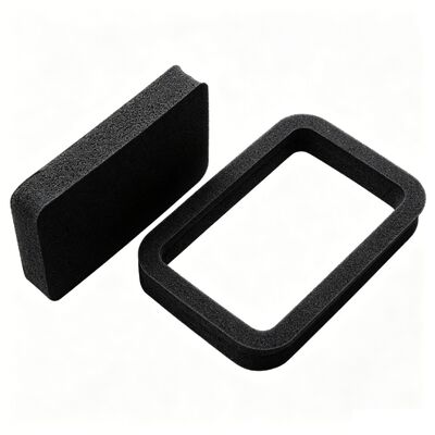 Material de formação de espuma de silicone preto resistente a altas temperaturas para equipamentos de comunicação