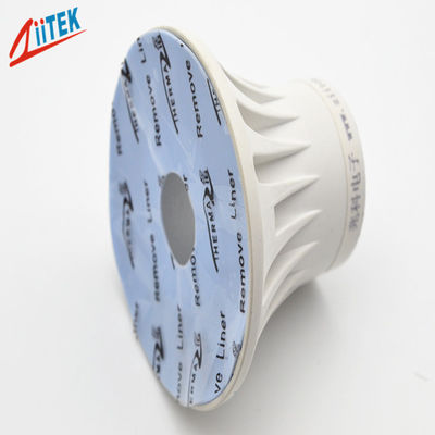emissor de isofrequência térmico ultra macio TIF100-50-05E do azul 5,0 W/mK com a folha adesiva -50 da borracha de silicone do revestimento a 200℃