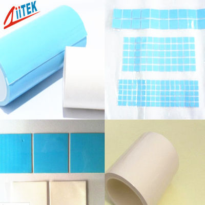 a fita adesiva térmica da baixa impedância térmica azul para aletas de ligamento da dissipação de calor 10" x 400 faz sob medida 0,8 W/mK