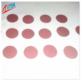 Thermal Insulation Heating Pad Pink Thermal Conductive Silicon Pad 3.0K/MK For LED Street Light