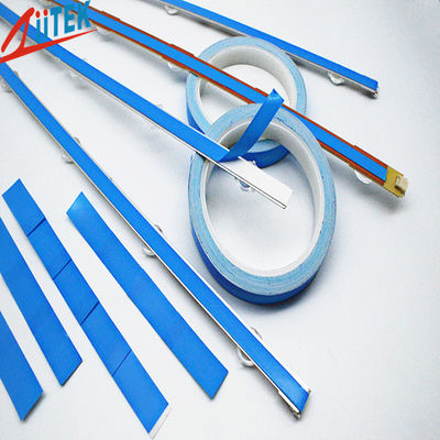 Condutor térmico do esparadrapo resistente ao calor da lâmpada do diodo emissor de luz com elastómetro de silicone enchido cerâmico