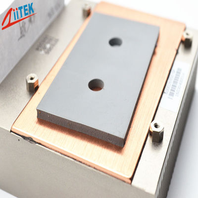 O diodo emissor de luz iluminou a almofada condutora térmica 5.0W/MK do silicone das lâmpadas, folha de borracha cinzenta do dissipador de calor -50 a 200℃