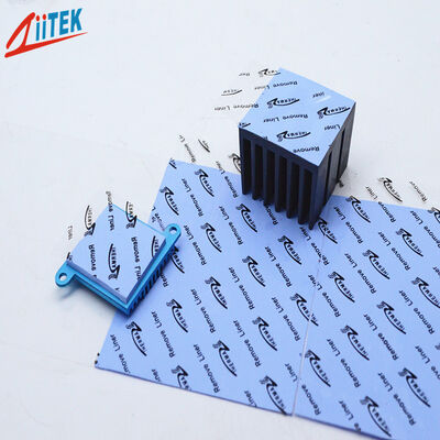 Blue Silicone-Based Thermal Gap Pad Thermal Management Thermal Conductive Material For AI Processors AI Servers