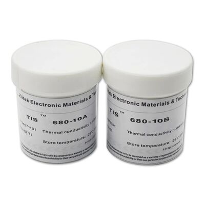 Composto de envasamento termicamente condutor de silicone de dois componentes com 1,0 W/m-K para colagem de metal e PCB