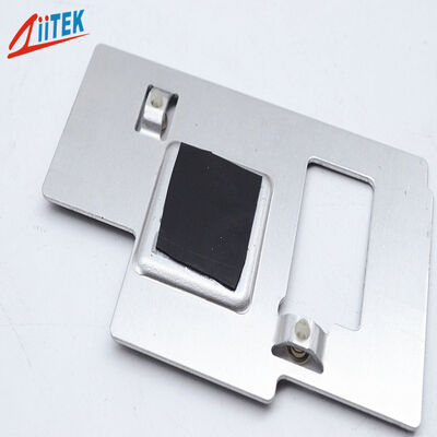 Almofada de isolamento de silicone térmico para GPU CPU, almofada de resfriamento de 0,5MM-5,0MM com baixa resistência térmica