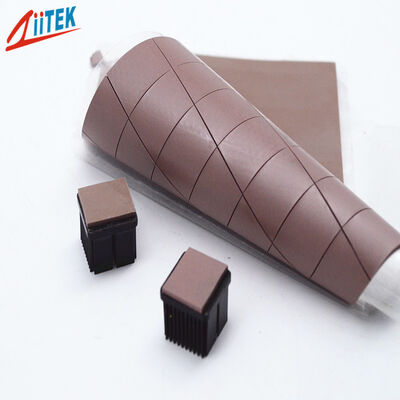 Tevê do diodo emissor de luz/diodo emissor de luz - a borracha de silicone térmica do emissor de isofrequência das lâmpadas do Lit substitui a costa 00 de Bergquist Sil-PAD900 85