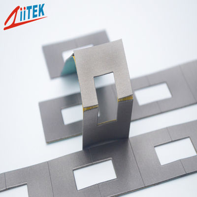 Bons materiais de absorção térmicos da série 10MHz-6GHz do cinza TIR9180-A do desempenho por Ziitek Empresa